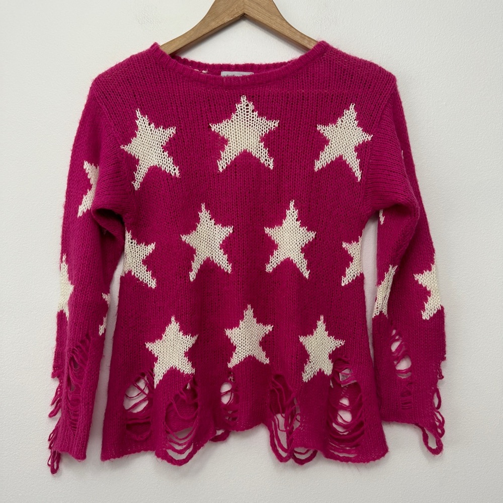 Wildfox Couture White Label Seeing Starts Lennon Sweater Size 7/8, 10
